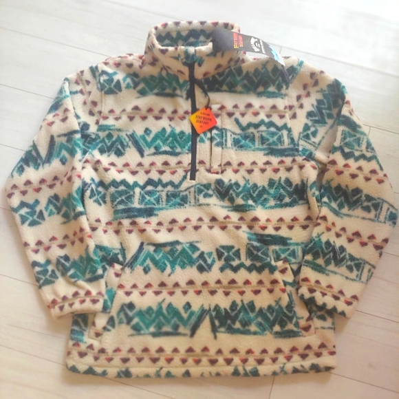 BILLABONG NEW Boundary Half Zip Mock Neck Pullover Fleece - Picture 3 of 13